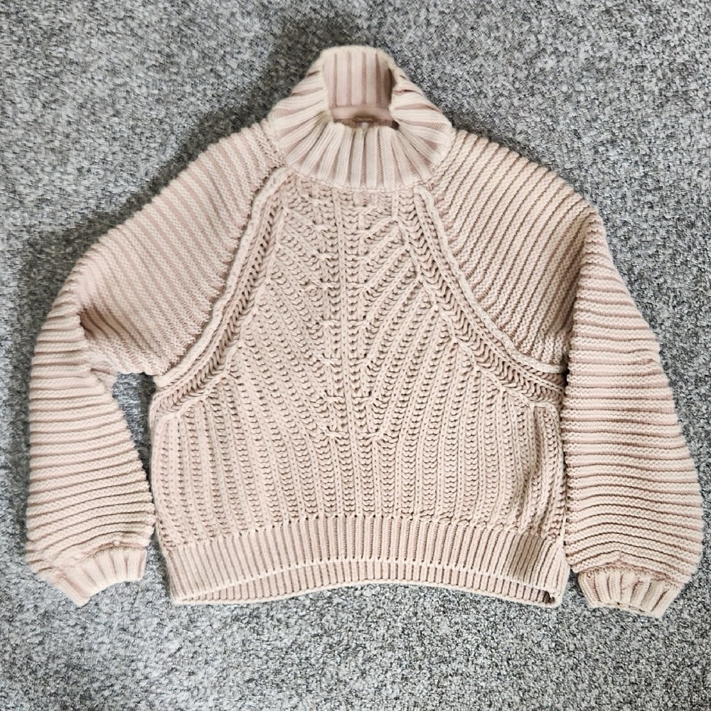 Free People Cozy Women's Sweater in Khaki